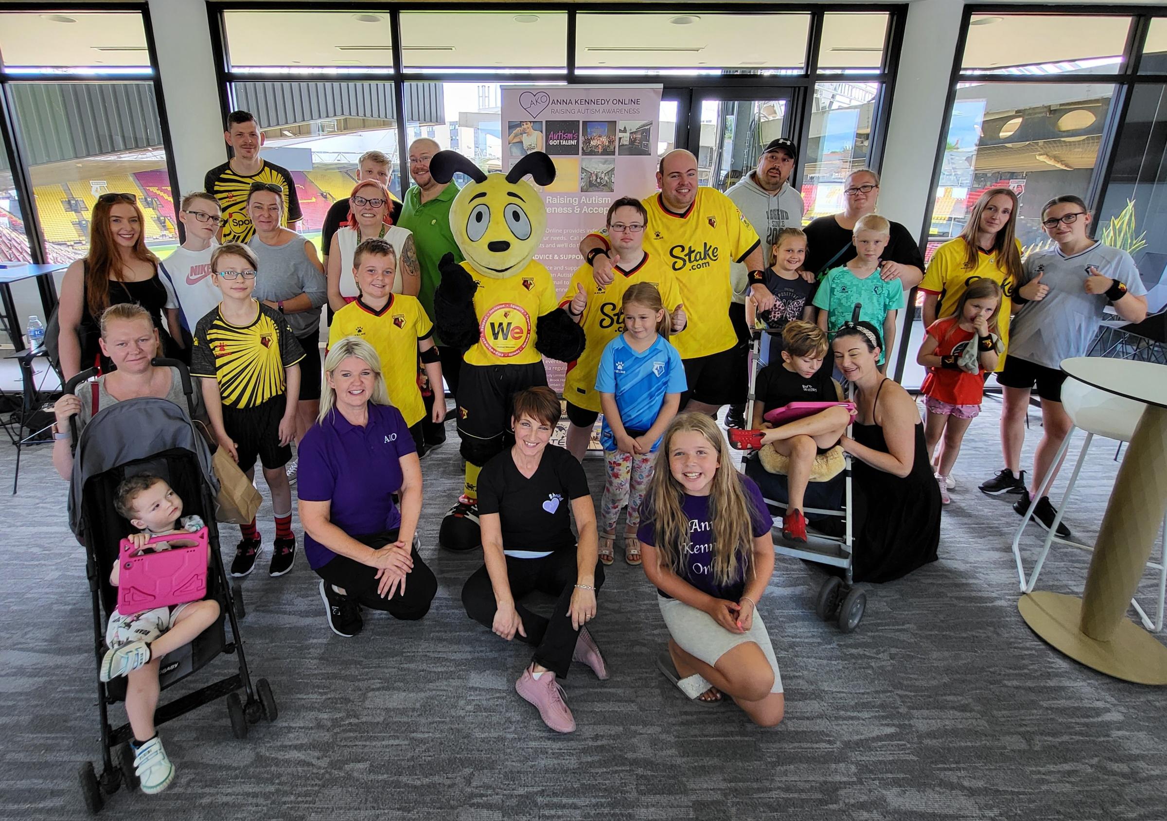Harry the Hornet shows autistic children around Vicarage Road - Vimarsana News