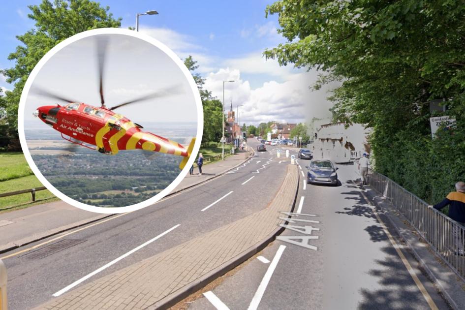 Air ambulance called to ‘medical emergency’ in London Road, Bushey