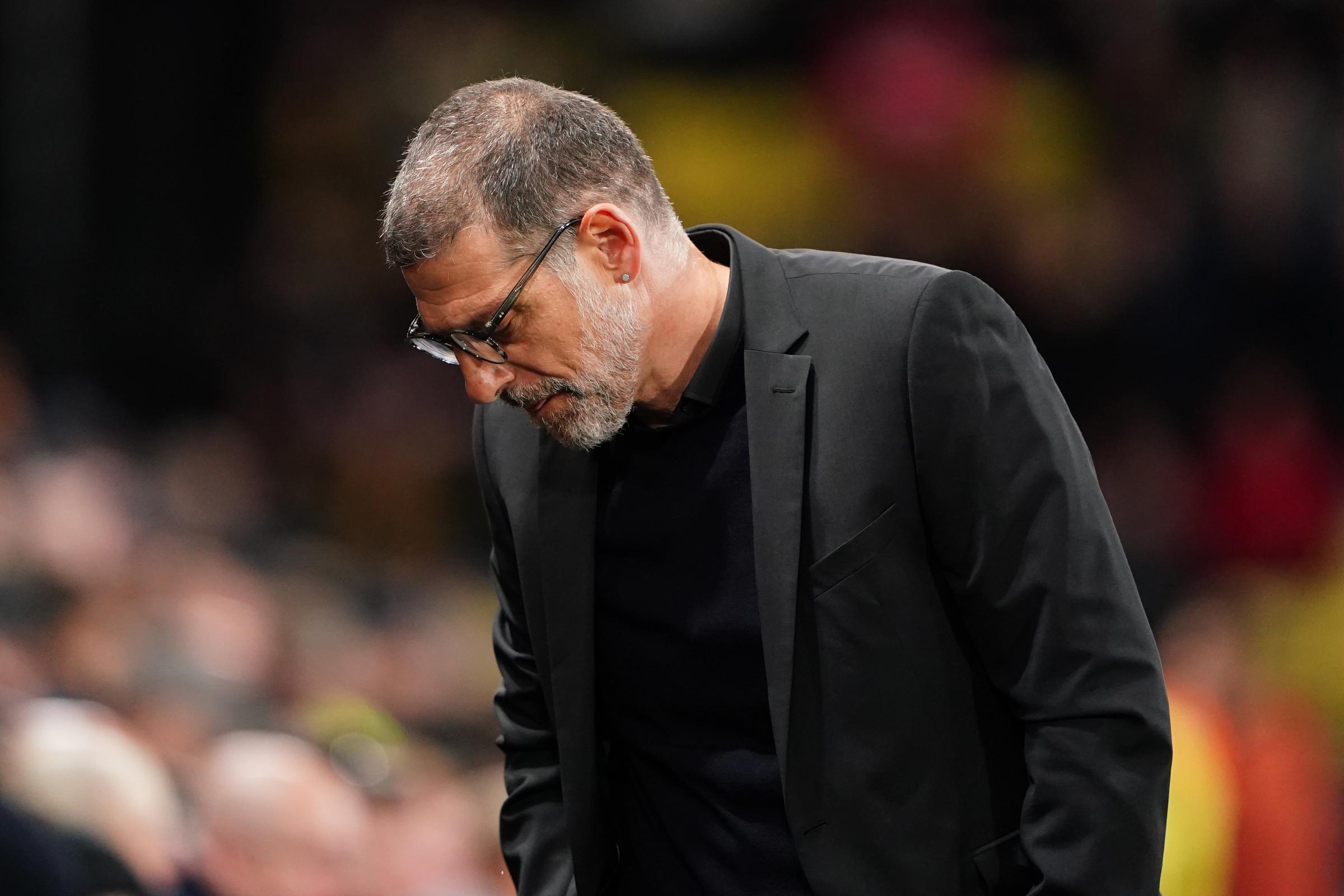Bilic admits he was angry after Watford's error-ridden defeat