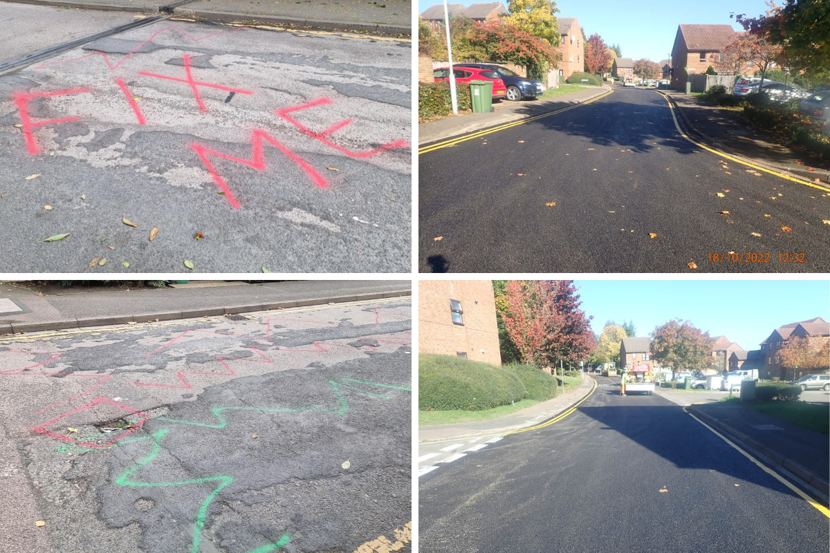 Roads resurfaced after mystery resident scrawls 'fix me' - Vimarsana News