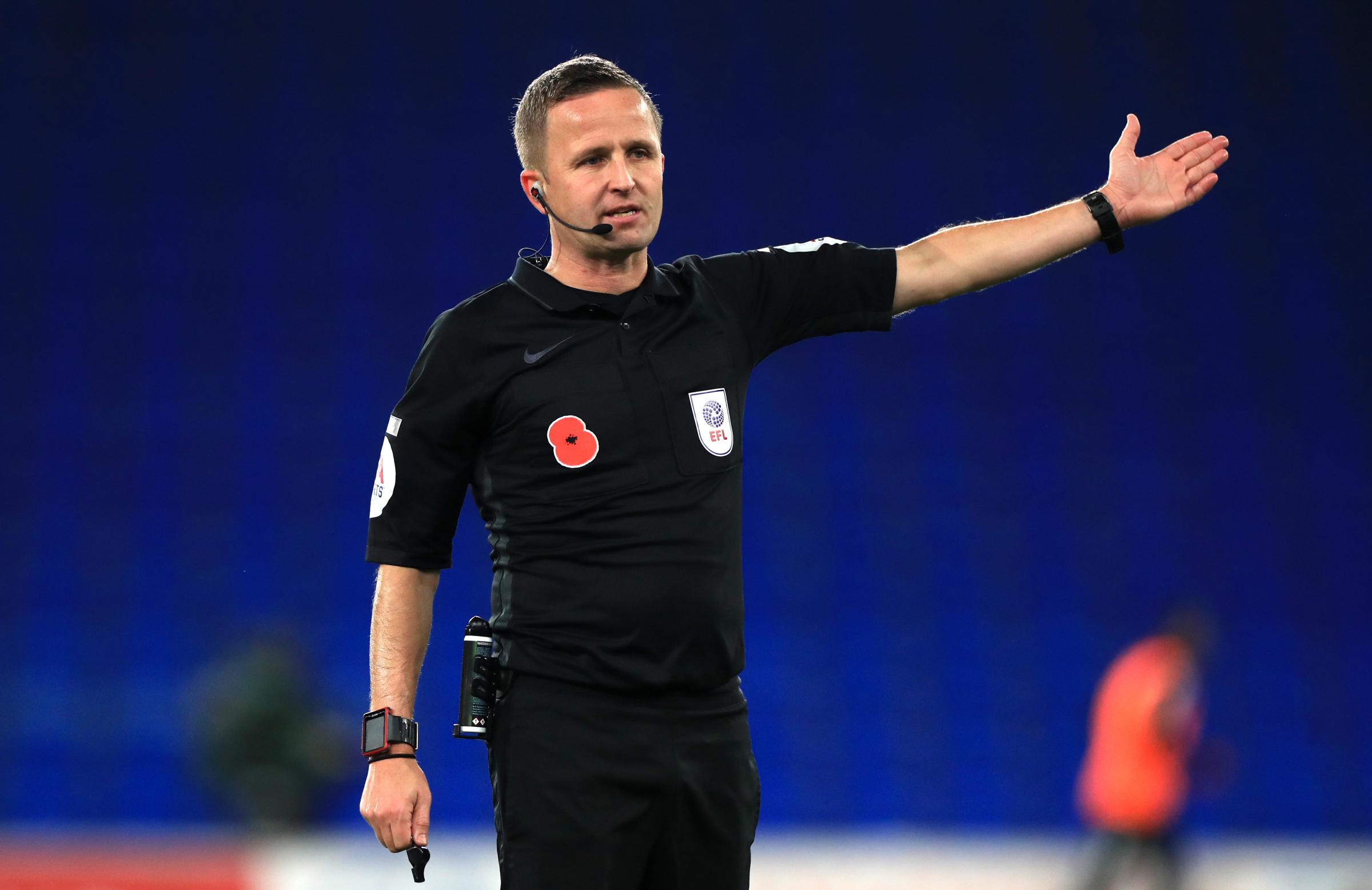 David Webb named referee for Watford Vs Rotherham in Championship