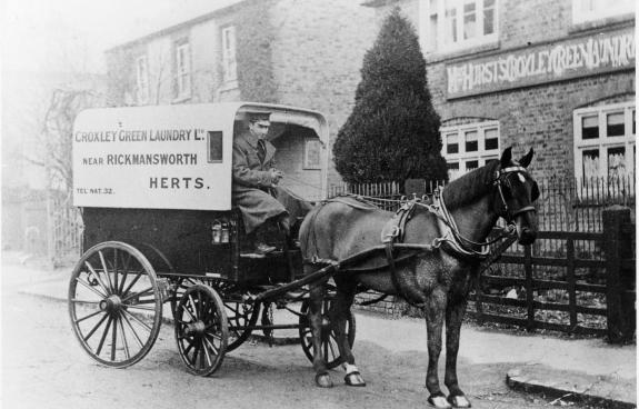 Watford Observer: Local transport: a light cart. Image: Three Rivers Museum Collection Watford Observer: Local transport: a light cart. Image: Three Rivers Museum Collection