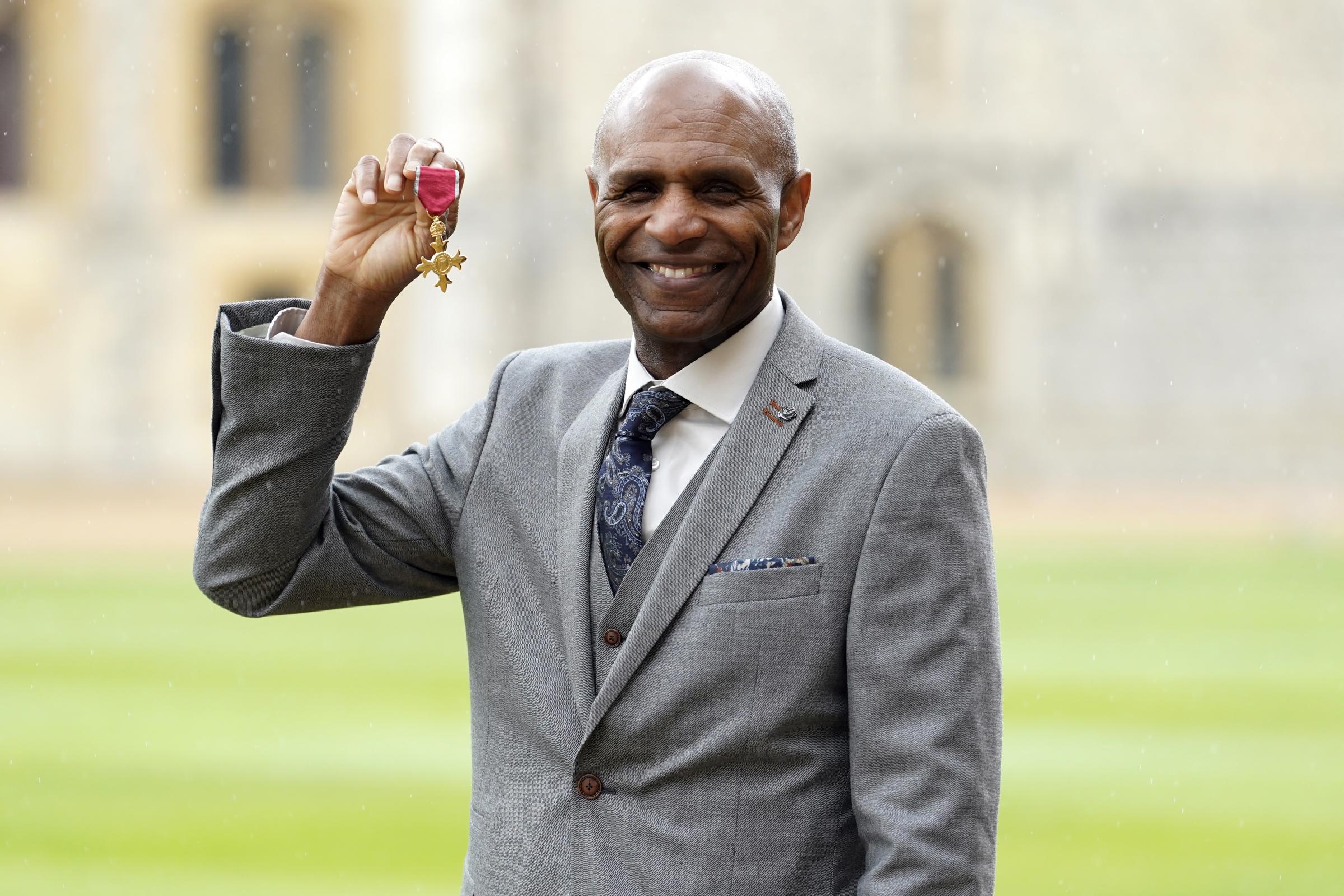 Watford legend Blissett receives OBE from Prince of Wales at Windsor