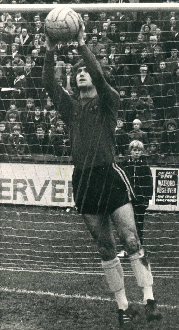 Watford Observer: Rankin warming up ahead of his Watford debut against Burnley in November 1971 Watford Observer: Rankin warming up ahead of his Watford debut against Burnley in November 1971