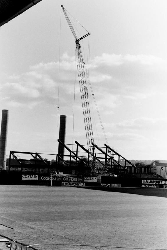 Watford Observer: A crane towers over the construction site Watford Observer: A crane towers over the construction site