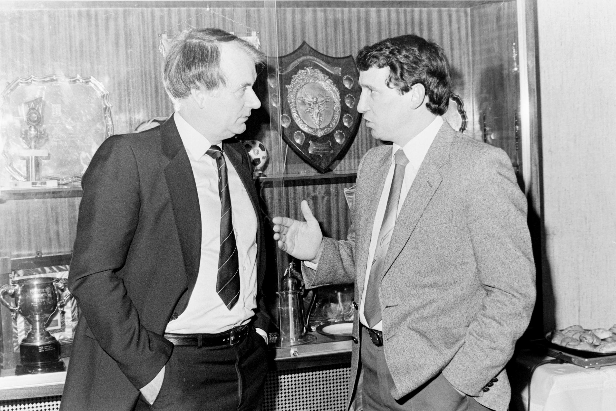 Late Watford managers Taylor and Furphy Vicarage Road meet