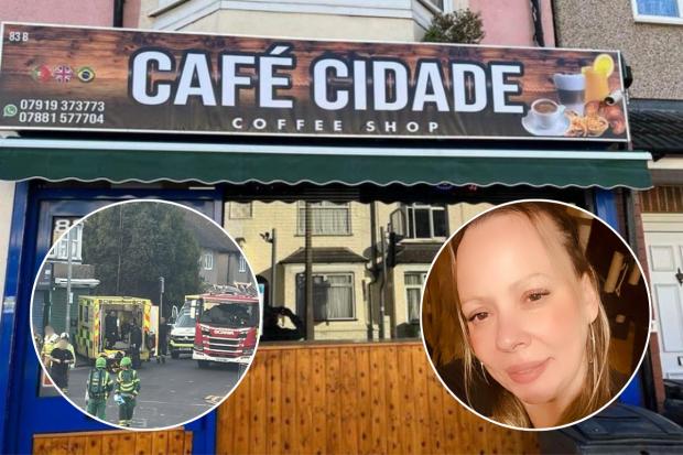 Cafe owner Karine Pinto has described her shock at the incident on Saturday afternoon.