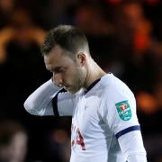 Christian Eriksen may miss Saturday's game against the Hornets. Picture: Action Images