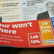 The graph on the Lib Dem leaflet