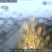 Heavy traffic on A1 (photo Highways England)