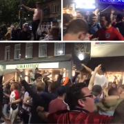 Celebrations in Watford town centre. Picture: Dan Frost.