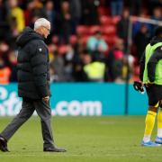 Claudio Ranieri was left with plenty to think about after Watford's defeat. Pictures: Action Images