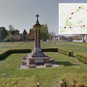 Chipperfield War Memorial, your starting point for the walk. Picture: Google Street View.