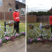 The bike is dressed up for several occasions. Picture: Alison Warner