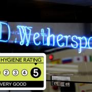 See the hygiene rating for the Wetherspoons in Watford. (PA)