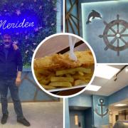 Co-owners, Donald Langford (left) and Ferhat Cicek (right) will soon open the new Meriden Fish Bar. Pictures: Donald Langford. Inset (stock image)