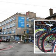 Eight bikes have been stolen in six months from Watford General Hospital. Pictures: Inset, Canva