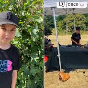 George Jones - DJ Jones is only 11 and already performing. Picture: Helen Renwick.