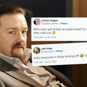 Fans are upset after failing to get Ricky Gervais tickets. Credit: PA / Twitter