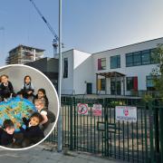 Ascot Road Community Free School. Picture: Google Street View. Inset: Children at Energy Kidz. Picture: Energy Kidz
