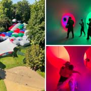 Colourscape is a music festival set in an inflatable maze. Picture: Eye Music Trust