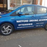 Watford Driving Academy car. Picture: Minhazur Rahman