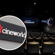 Screen X in atria Watford. Cineworld logo Picture: PA