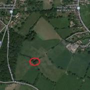 The communications tower is set to be built roughly where the circle is near Bucks Hill Farm in Three Rivers district. Image: Google Maps