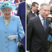 (Left) The Queen visits Valentines Mansion and (right) Prince Charlies visits Walthamstow Market. Photos: Newsquest