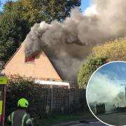 A disused house was the source of the fire. Image: Barry Deakin and Angela Scott