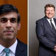 Watford MP Dean Russell (right) confirmed the decision to remove him from his ministerial role was made by Rishi Sunak (left).