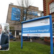 Peter Taylor says he has been pressing the Government to commit the funding for the redevelopment of Watford General Hospital.