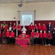 Woodhall Primary School Remembrance event