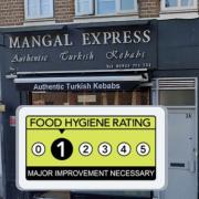 Mangal Express was told it needed major improvement by an inspector.