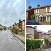 Some of the houses in Talbot Road, Rickmansworth. Images: Rickmansworth Historical Society / Geoff Saul / Deborah Young
