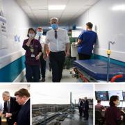 Health Secretary Steve Barclay and Watford MP Dean Russell visited Watford General Hospital