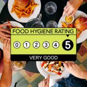 No schools or colleges received a rating of 3/5 or below for food hygiene.