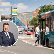 Dean Russell (inset) has said bus companies should be legally required to consult passengers before routes are changed.