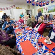 Rishi Sunak attended a lunch club at the Mill End Community Centre