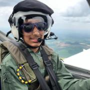 Armaan Samnani from Bushey Meads School flew with the RAF on May 18.