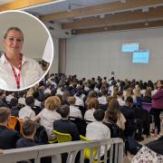 Alison Cope spoke to more than 2,400 students, staff and parents at Westfield Academy, Future Academy and Croxley Danes to share the poignant story of her son Joshua Ribera.