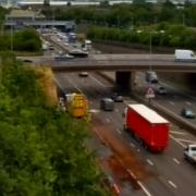 'Extensive fuel spill' on M25 causing long delays - live updates