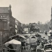 Market Place, Watford from Mr. Hall's book, 1904.