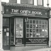 The Open Book shop, 4 Ye Corner, Chalk Hill, Oxhey, 1970s. Courtesy of Peter Taylor