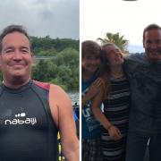 Mark, a father of three with a terminal illness, will be attempting to break  a Guinness World record swim.