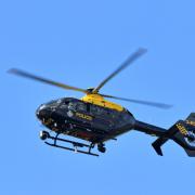 A police helicopter was searching for a missing person over Leavesden in Watford.