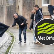 The Met Office has predicted strong winds in Watford.