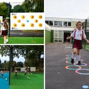 Stanborough Primary School's new playground has been completed.
