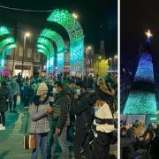 Watford's 2022 Christmas lights.