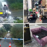 Images of recent fly-tipping cases in and around Watford.